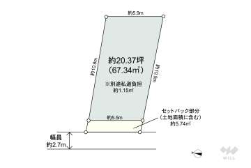 高槻市西五百住町 土地