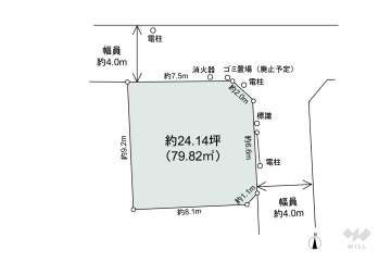 中野区白鷺2丁目 土地