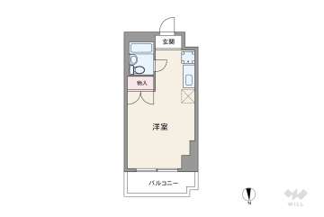メゾン第5新大阪880万円：間取り図
