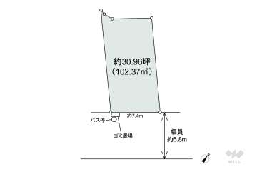 西宮市上ケ原六番町 土地