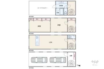 渋谷区代々木3丁目 一戸建て