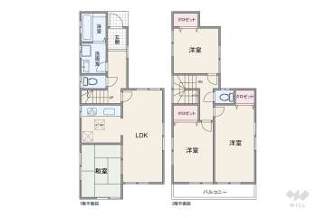 足立区弘道2丁目 一戸建て