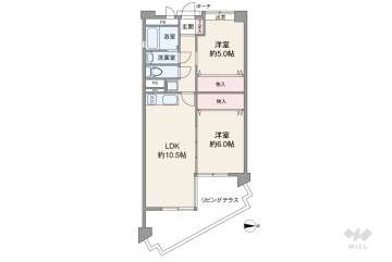 武庫之荘フレックス1280万円：間取り図