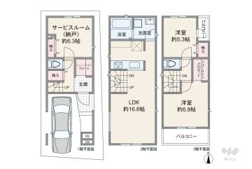 川崎市中原区市ノ坪 一戸建て