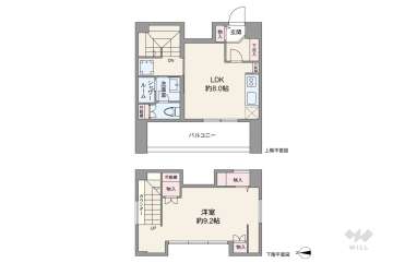 ネオアージュ玉造2980万円：間取り図