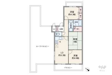 ワコーレプラザ青木2180万円：間取り図