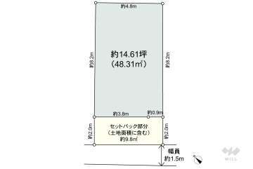 北区岸町2丁目 土地