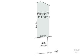 三島郡島本町山崎4丁目 土地