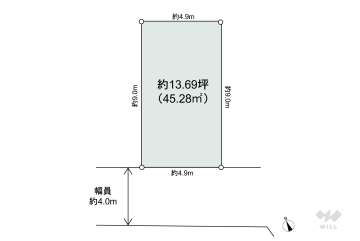 足立区中川1丁目 土地