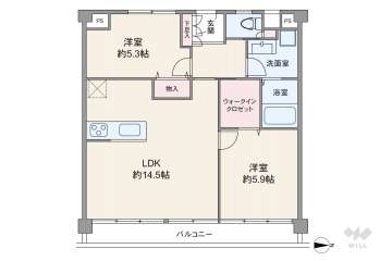 新谷町第3ビル2999万円：間取り図