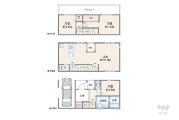 大阪市中央区谷町6丁目 一戸建て