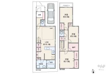 高槻市富田町5丁目 一戸建て