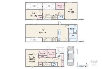 葛飾区西亀有2丁目 一戸建て