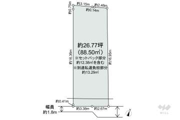 世田谷区三宿1丁目 土地
