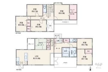 尾張旭市北山町北新田 一戸建て