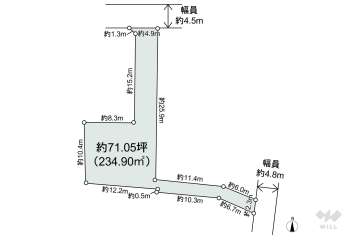 名古屋市西区中小田井1丁目 土地