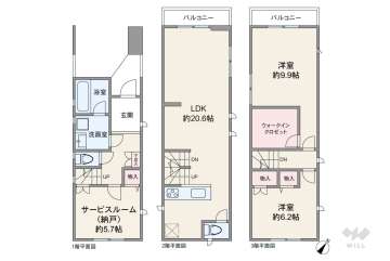 足立区西新井本町3丁目 一戸建て
