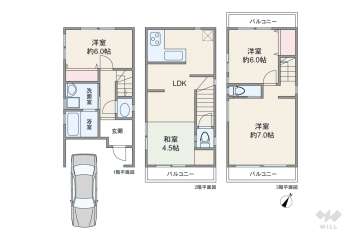 神戸市灘区大石北町 一戸建て