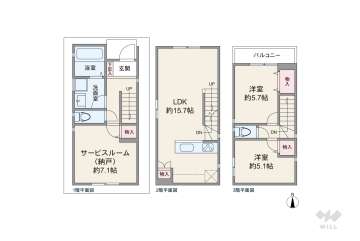大田区西糀谷3丁目 一戸建て