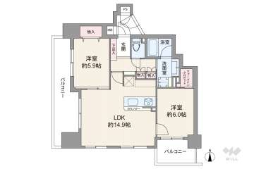 ファミール江坂アイスタイル5599万円：間取り図