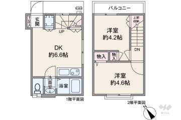 中野区野方6丁目 テラスハウス
