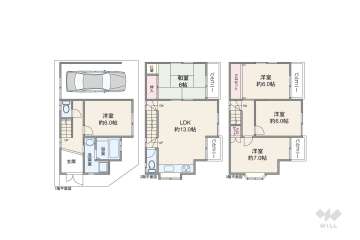 高槻市春日町 一戸建て