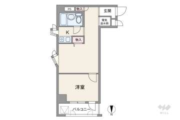 ダイアパレス堀江公園1380万円：間取り図