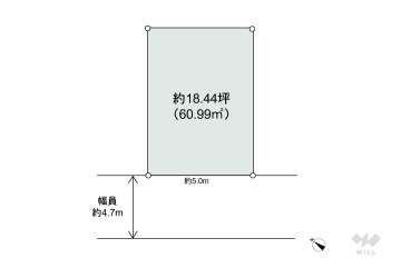 高槻市高垣町 土地