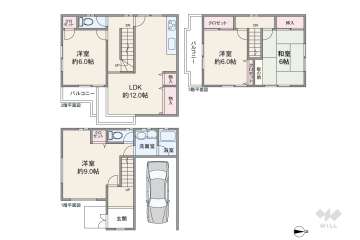 高槻市富田町5丁目 一戸建て