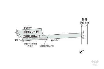名古屋市緑区桶狭間北3丁目 土地