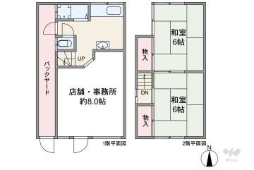 高槻市土橋町 テラスハウス