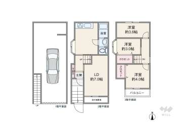 大阪市淀川区新高1丁目 一戸建て