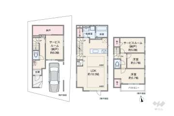 足立区栗原3丁目 一戸建て