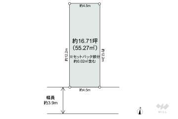 高槻市藤の里町 土地