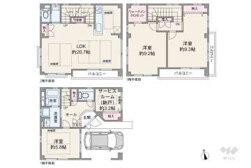足立区東和1丁目 一戸建て