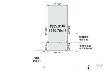 足立区竹の塚3丁目 土地