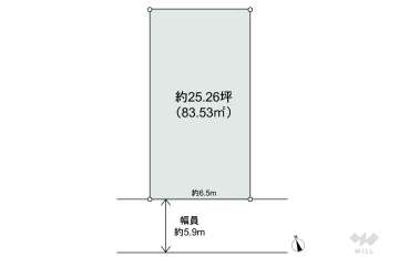 高槻市東上牧2丁目 土地