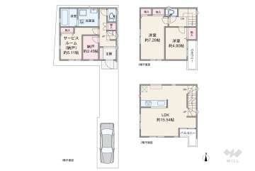 川崎市高津区新作6丁目 一戸建て