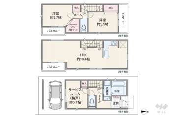 大田区西蒲田4丁目 一戸建て