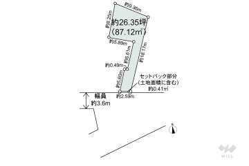 川崎市宮前区犬蔵3丁目 土地