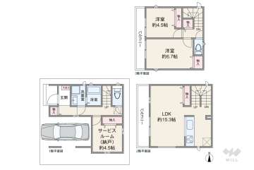 高槻市大冠町3丁目 一戸建て