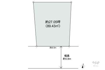 三島郡島本町東大寺2丁目 土地