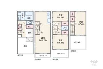 大阪市福島区野田2丁目 一戸建て