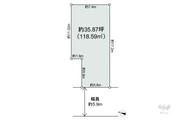 高槻市日吉台二番町 土地