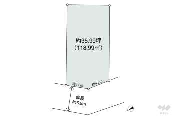 高槻市塚原3丁目 土地