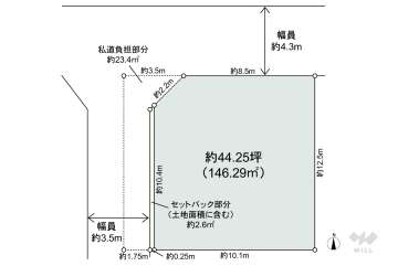 大阪市淀川区三津屋北1丁目 土地