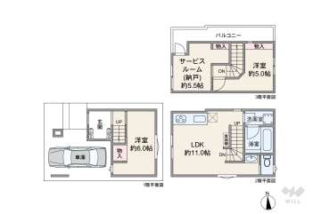 新宿区百人町3丁目 一戸建て