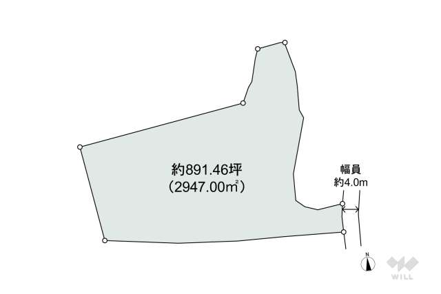 宝塚市雲雀丘2丁目 土地:間取り図面