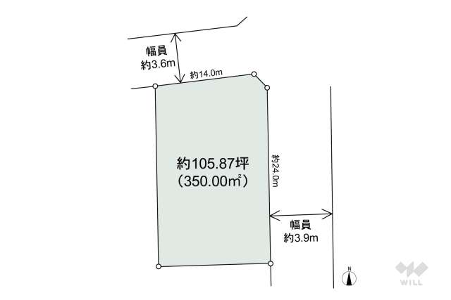名古屋市守山区翠松園3丁目 土地:間取り図面
