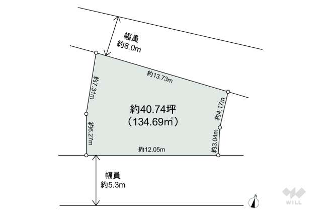 名古屋市中村区塩池町1丁目 土地:間取り図面